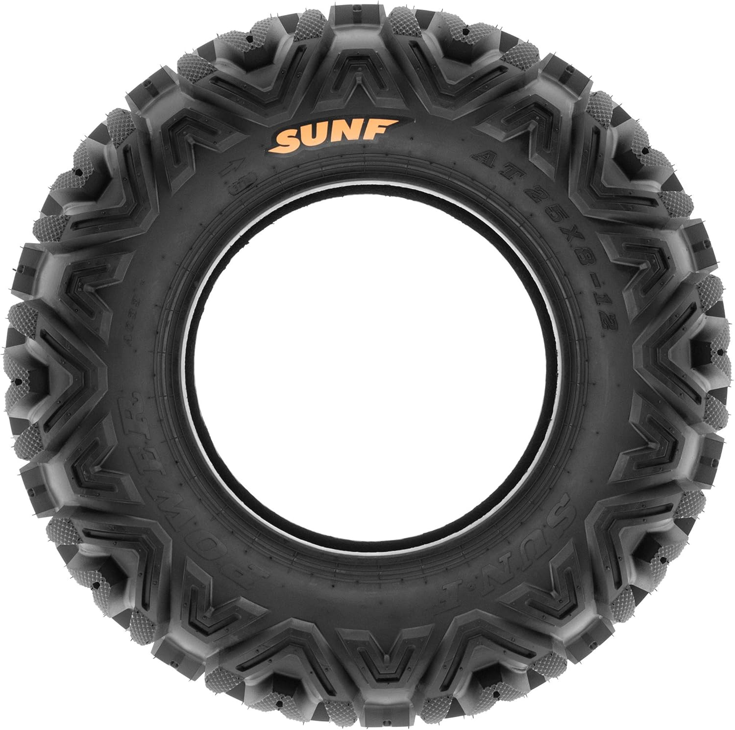 SUNF Power.I ATV UTV All-Terrain Tires Set of 4 25X8-12 25X10-12