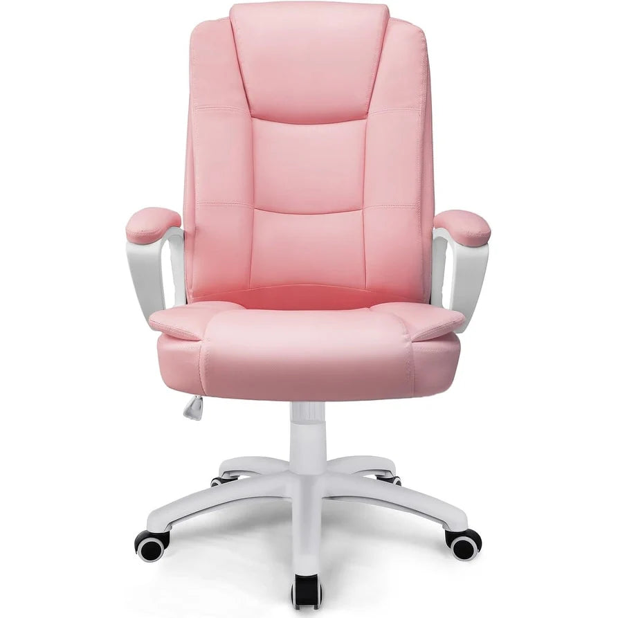 Bossin Big and Tall Office Chair High Back Executive Chair Ergonomic Adjustable Executive Leather Chair,400lbs
