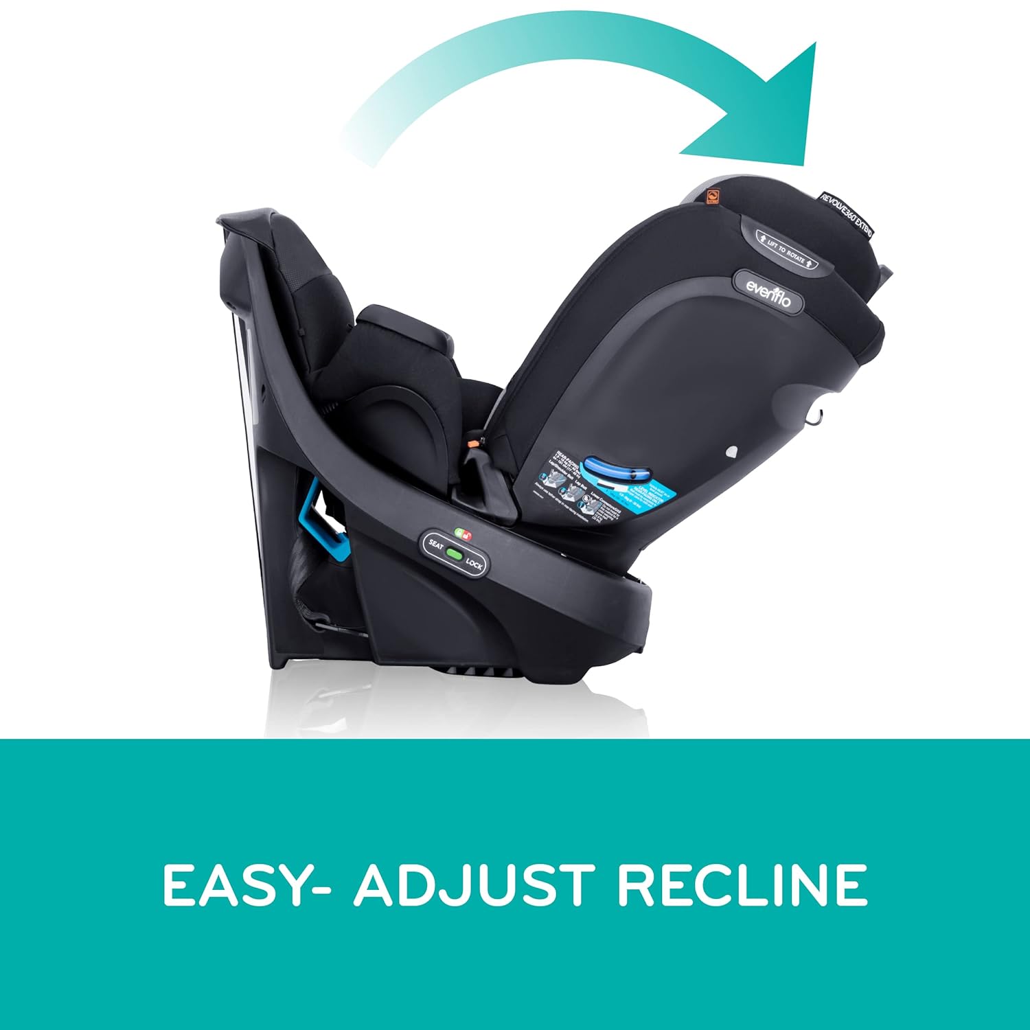 EVENFLO Revolve360 Extend All-in-One Car Seat with Cover