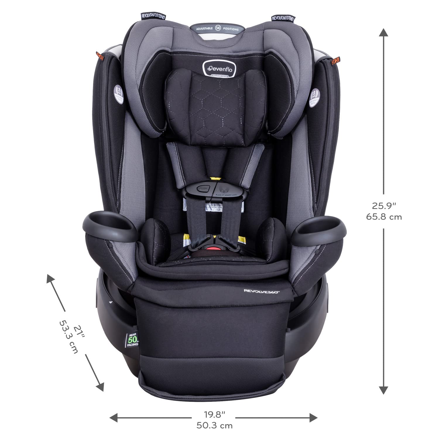 EVENFLO Revolve360 Extend All-in-One Car Seat with Cover
