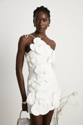 Liane White Floral Off-Shoulder Mini Dress