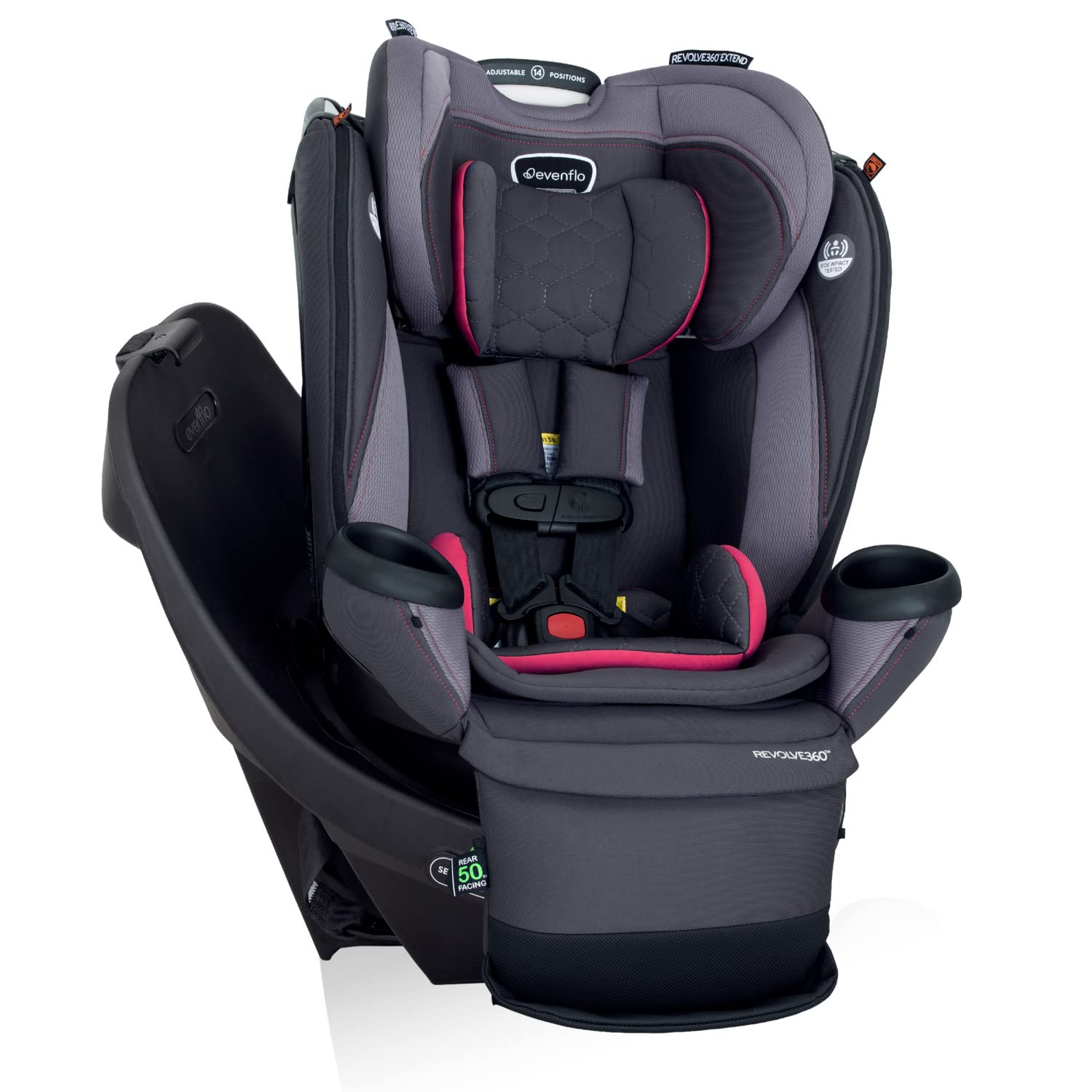 EVENFLO Revolve360 Extend All-in-One Car Seat with Cover
