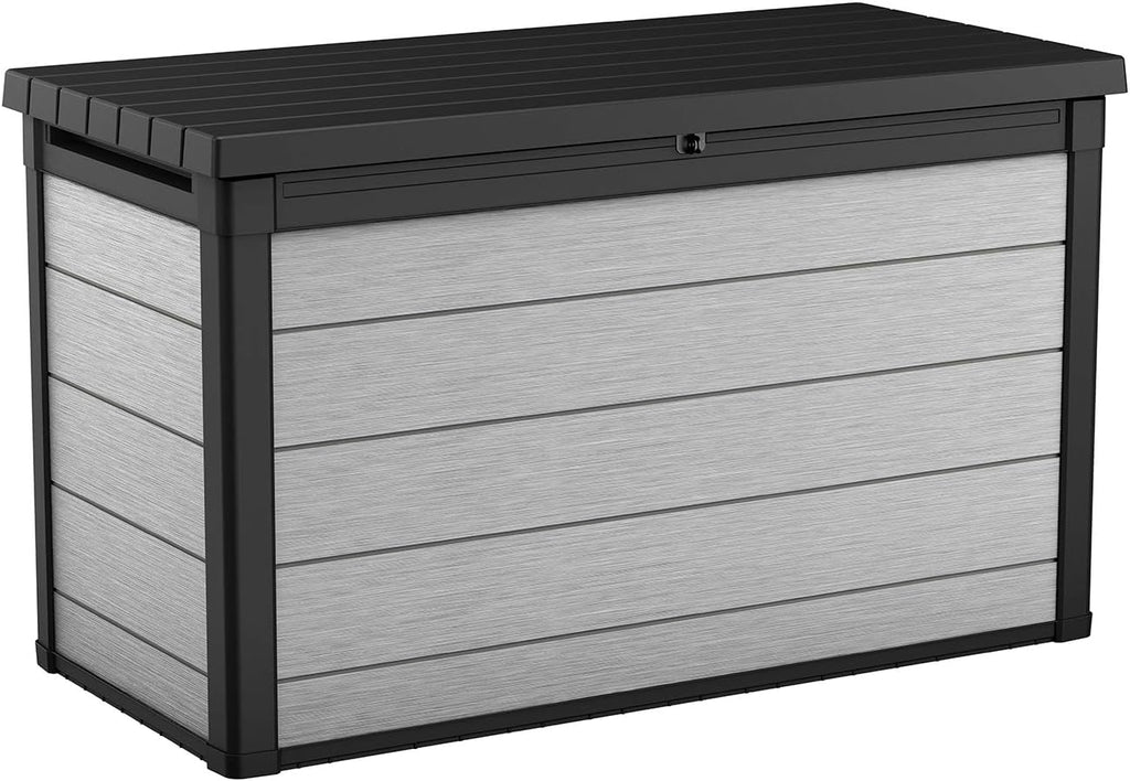 KETER Denali 200 Gallon Resin Deck Box for Outdoor Storage