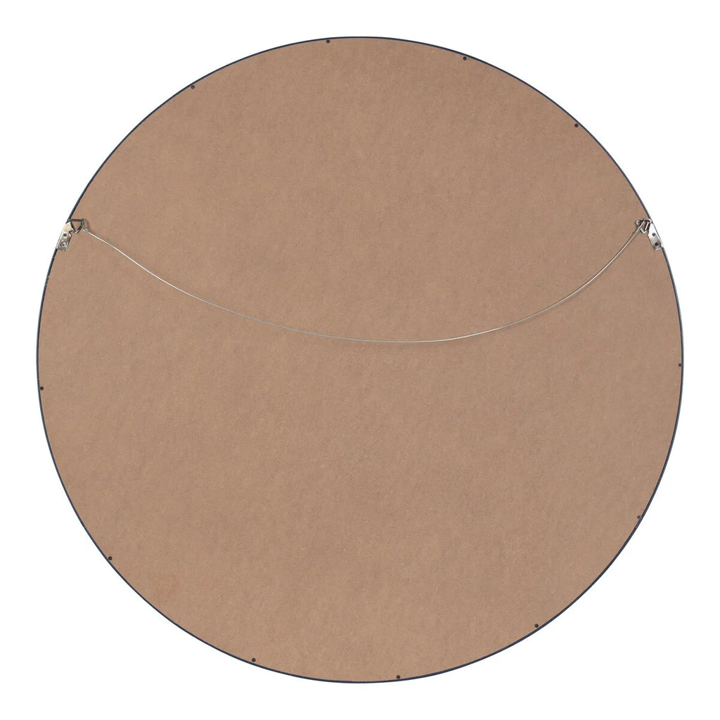 Kate and Laurel Travis Round Wood Accent Wall Mirror