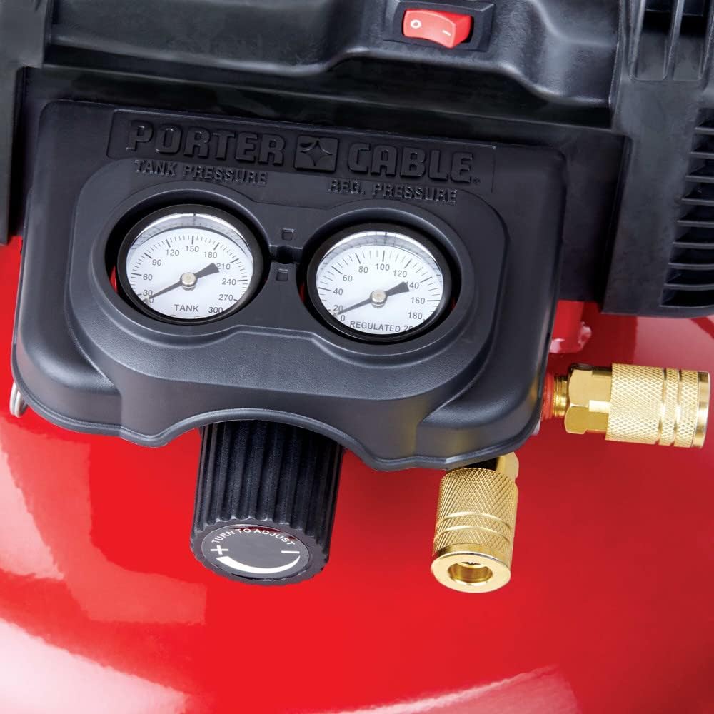 PORTER-CABLE Air Compressor 6-Gallon Pancake Oil-Free C2002