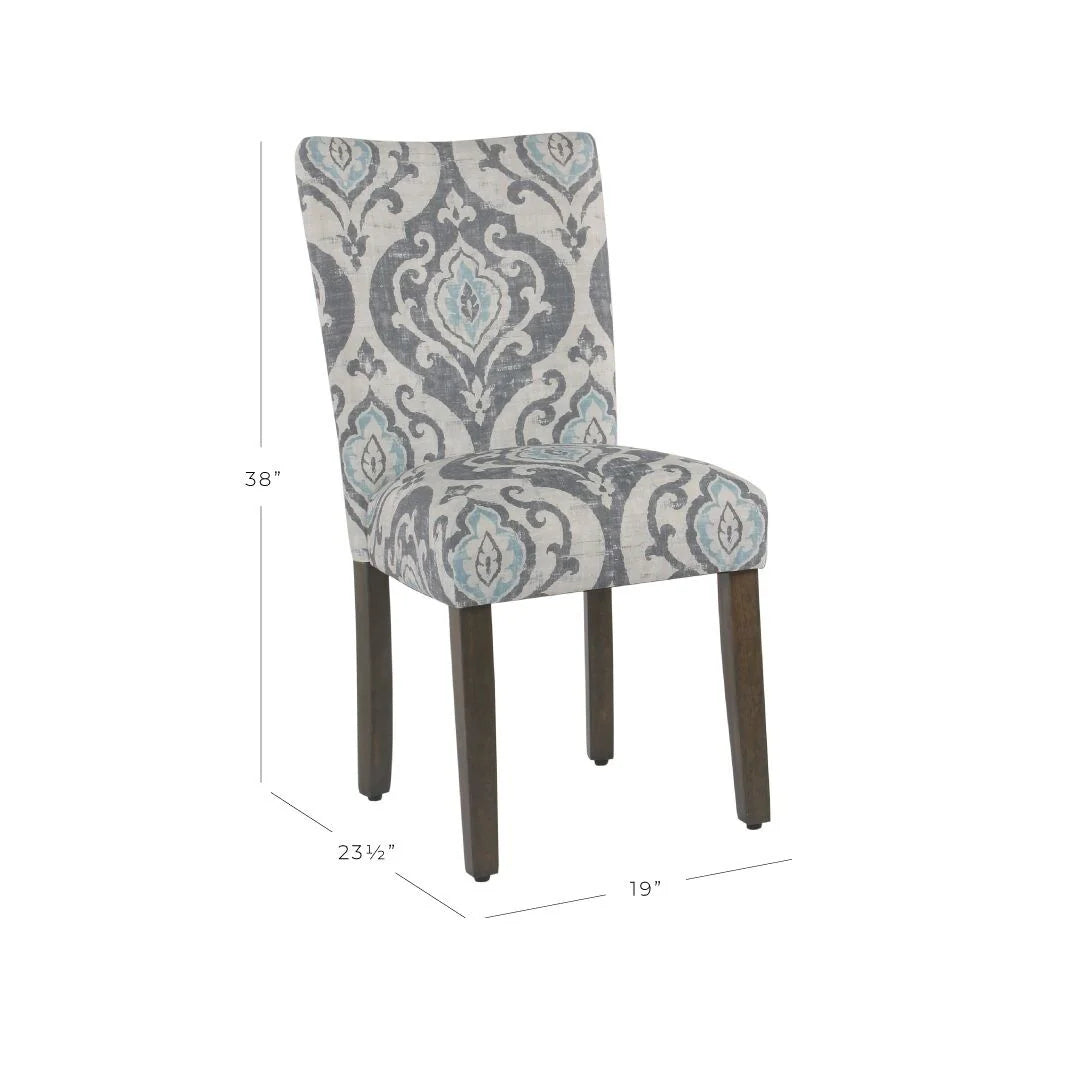 HomePop Classic Parsons Medallion Dining Chair (Set of 2)