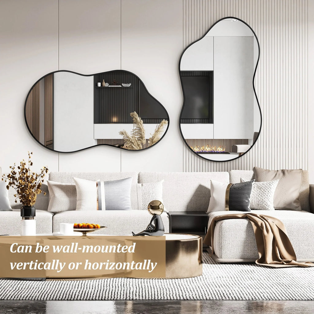 Irregular Wall Mirror Asymmetrical Decorative Wall Mirror