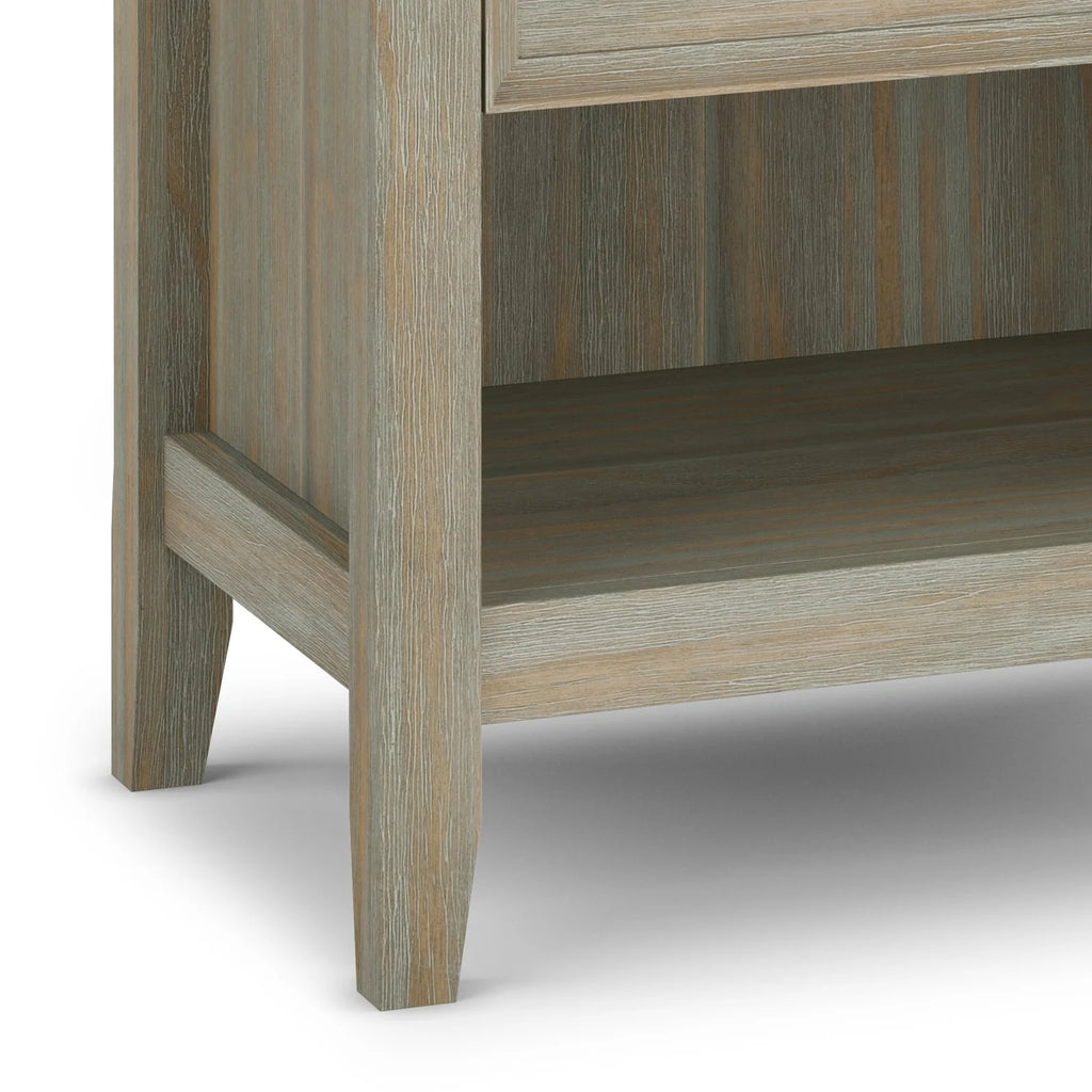 WYNDENHALL Halifax SOLID WOOD 24 inch Wide Bedside Nightstand Table