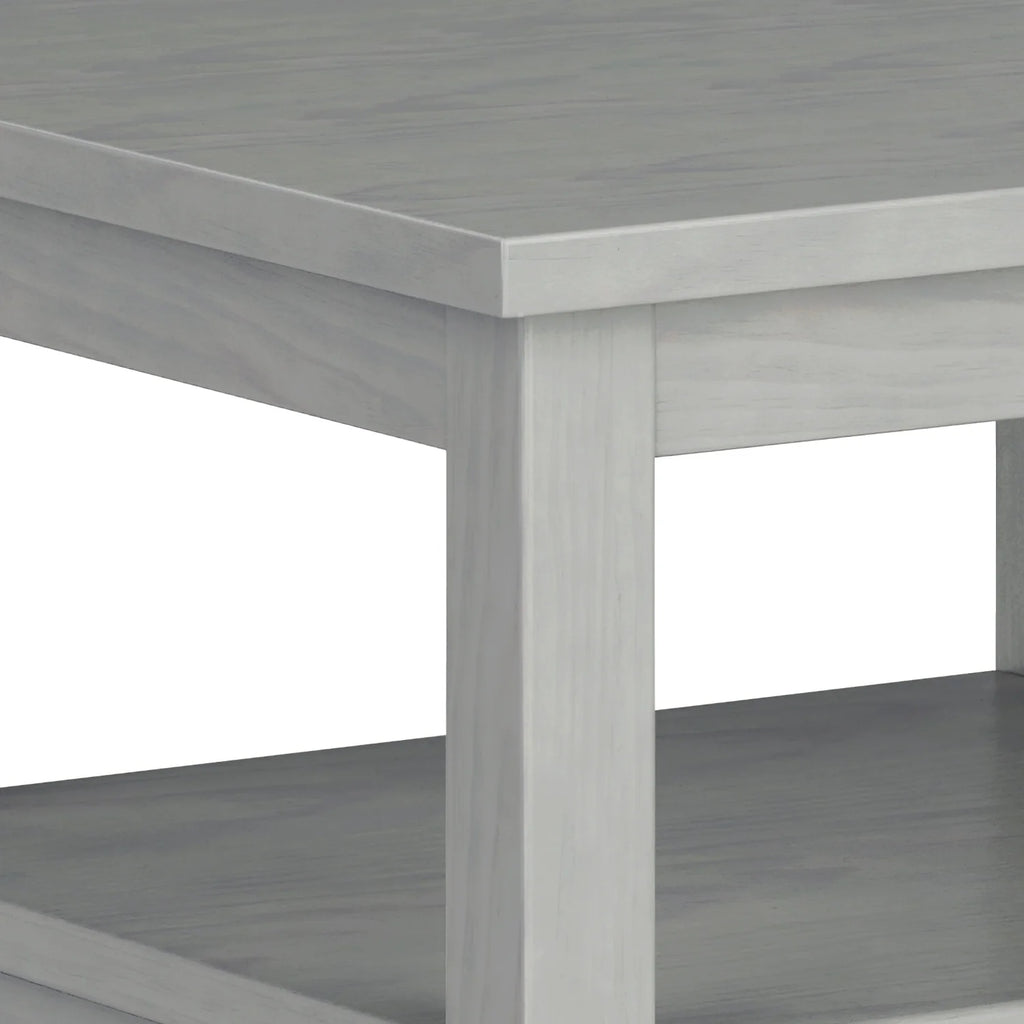 WYNDENHALL Norfolk SOLID WOOD 20 inch Wide Rectangle Transitional End Side Table - 20 inch Wide
