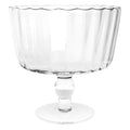 Large Glass Trifle Bowl, w/ Scallop Design-9D-168 Oz.-Majestic Gifts - 168 Oz.