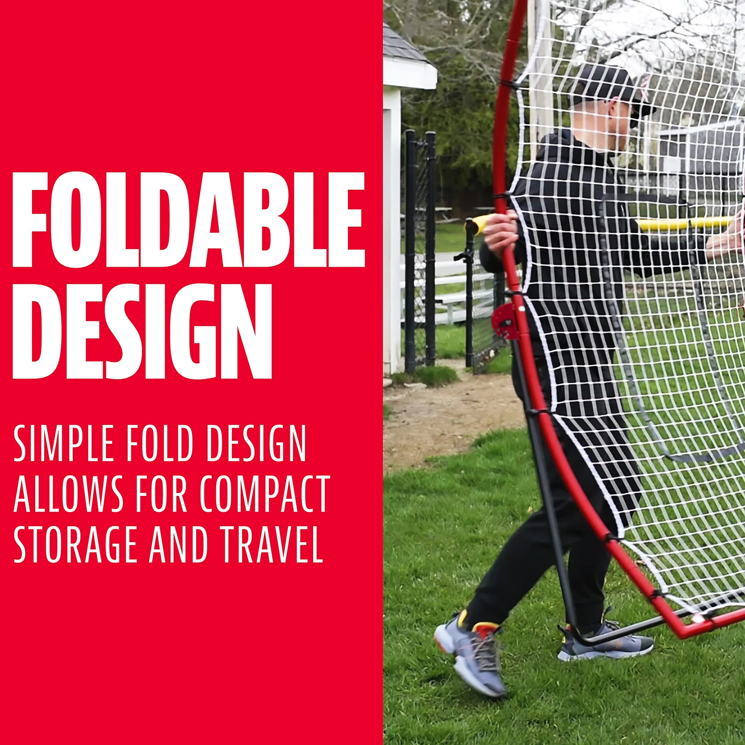 FRANKLIN SPORTS Baseball Rebounder and Pitchback Trainer Net