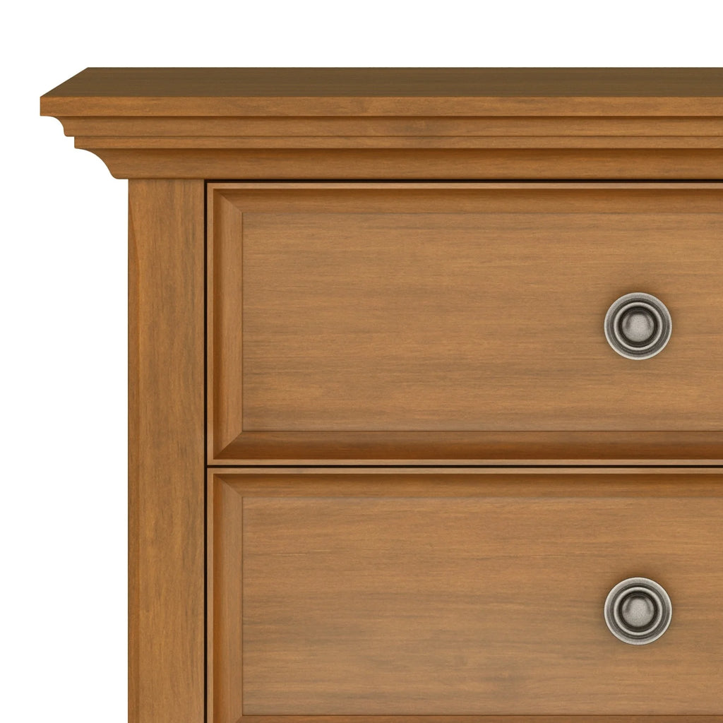 WYNDENHALL Halifax SOLID WOOD 24 inch Wide Bedside Nightstand Table