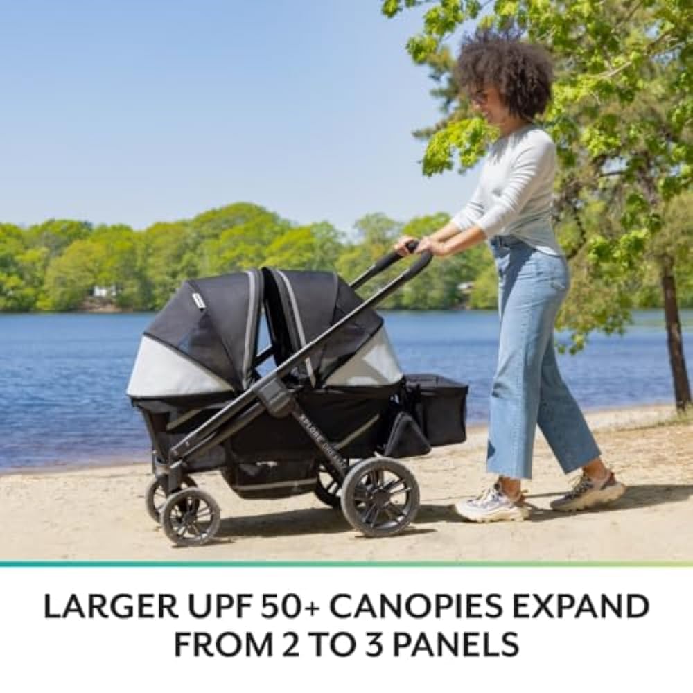 EVENFLO Pivot Xplore All-Terrain Stroller Wagon - Gray