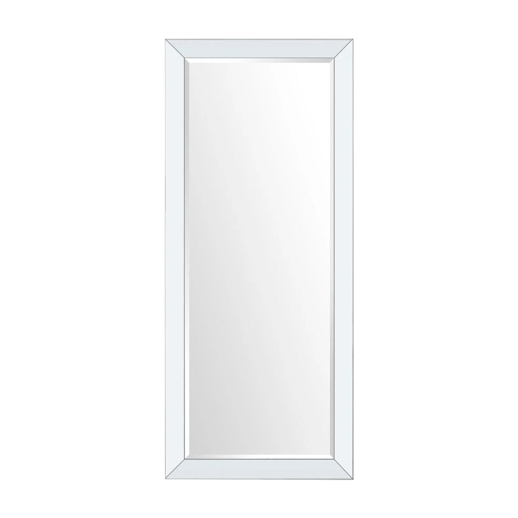 Tall Beaded Full-Length Mirror - Oversized Full Body Mirror, Free Standing or Wall Mounted