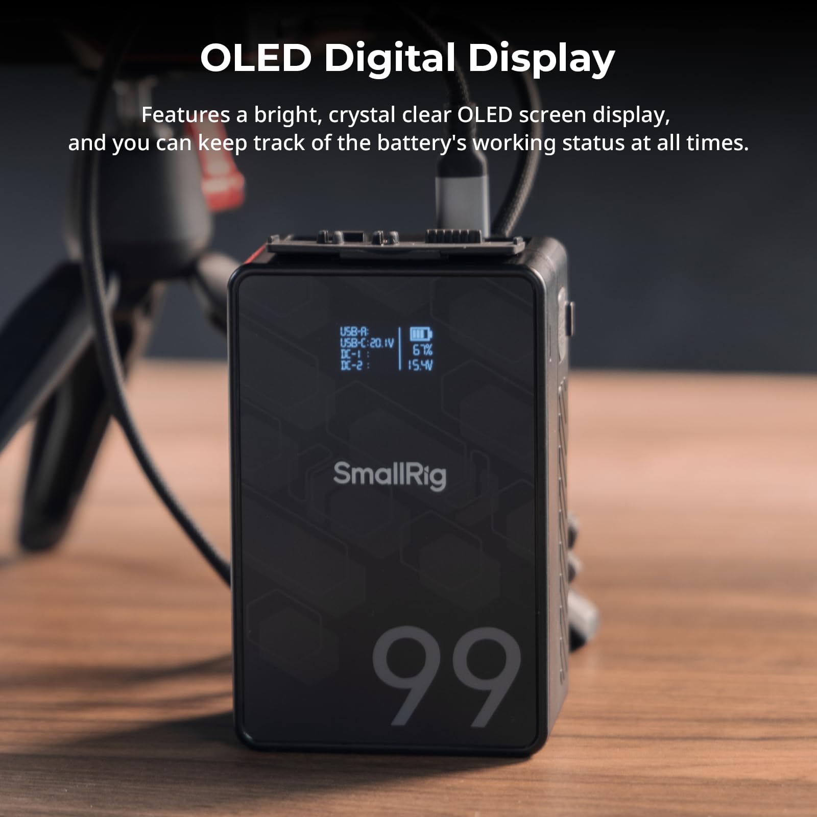 SMALLRIG V Mount Battery VB99 SE, 99Wh / 6800mAh V Mount Battery