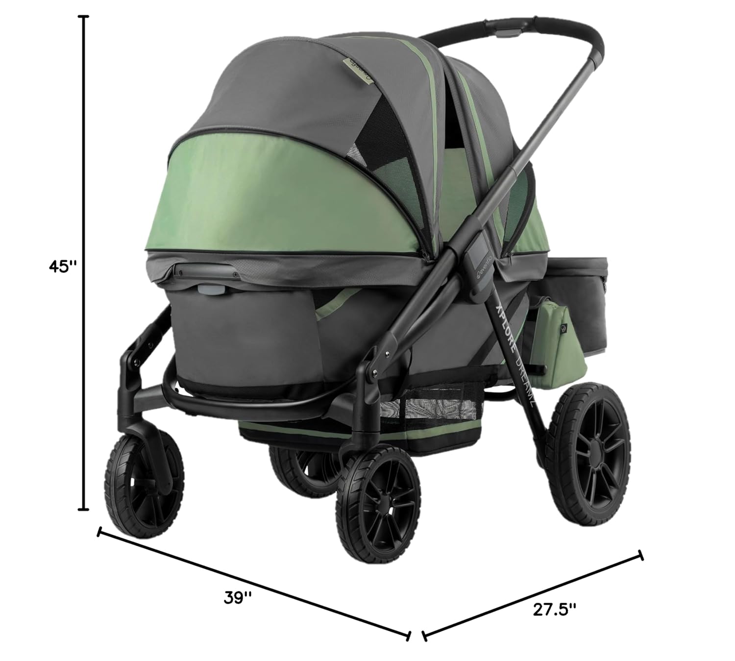 EVENFLO Pivot Xplore All-Terrain Stroller Wagon - Gray