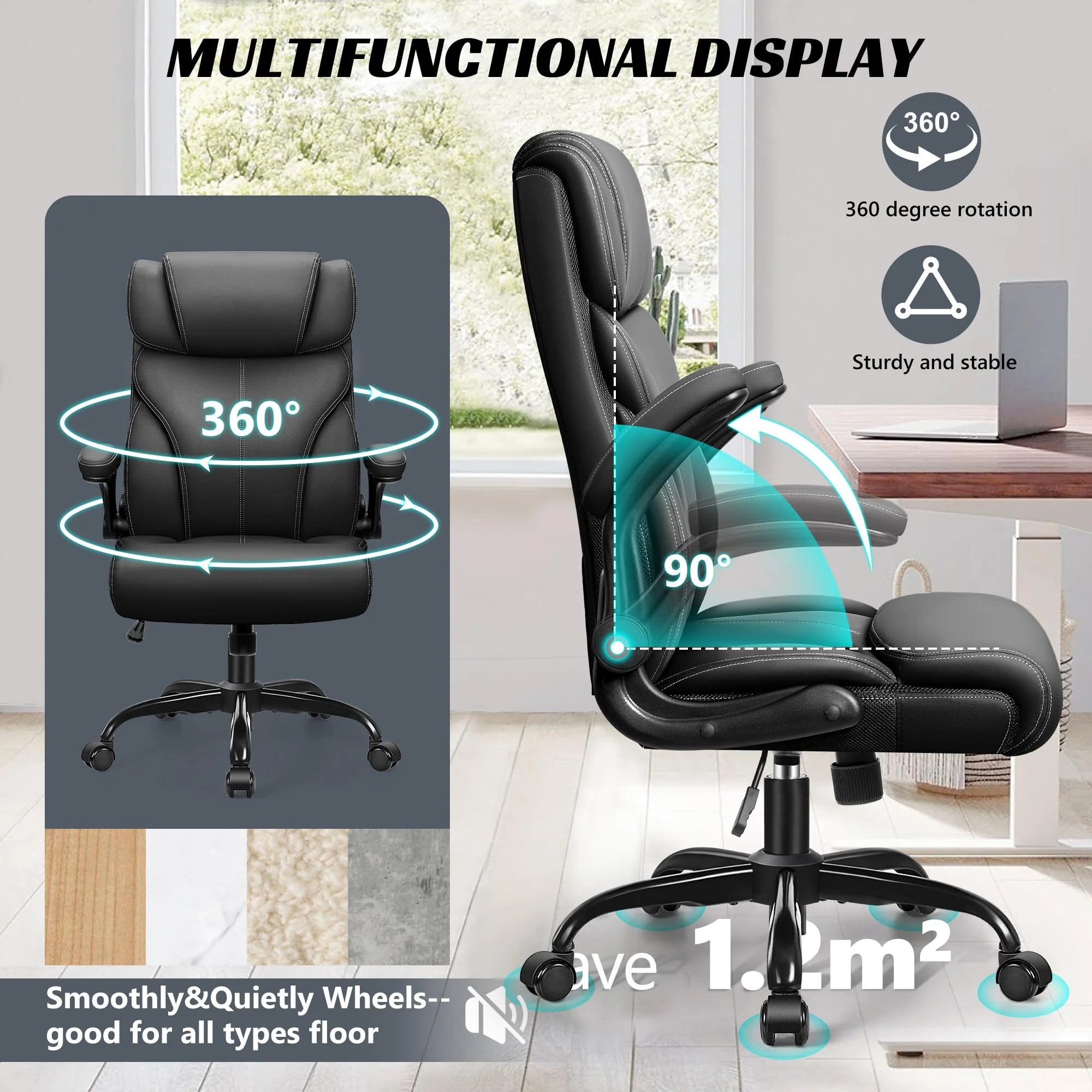 HEROSET Ergonomic Big and Tall Executive Office Chair